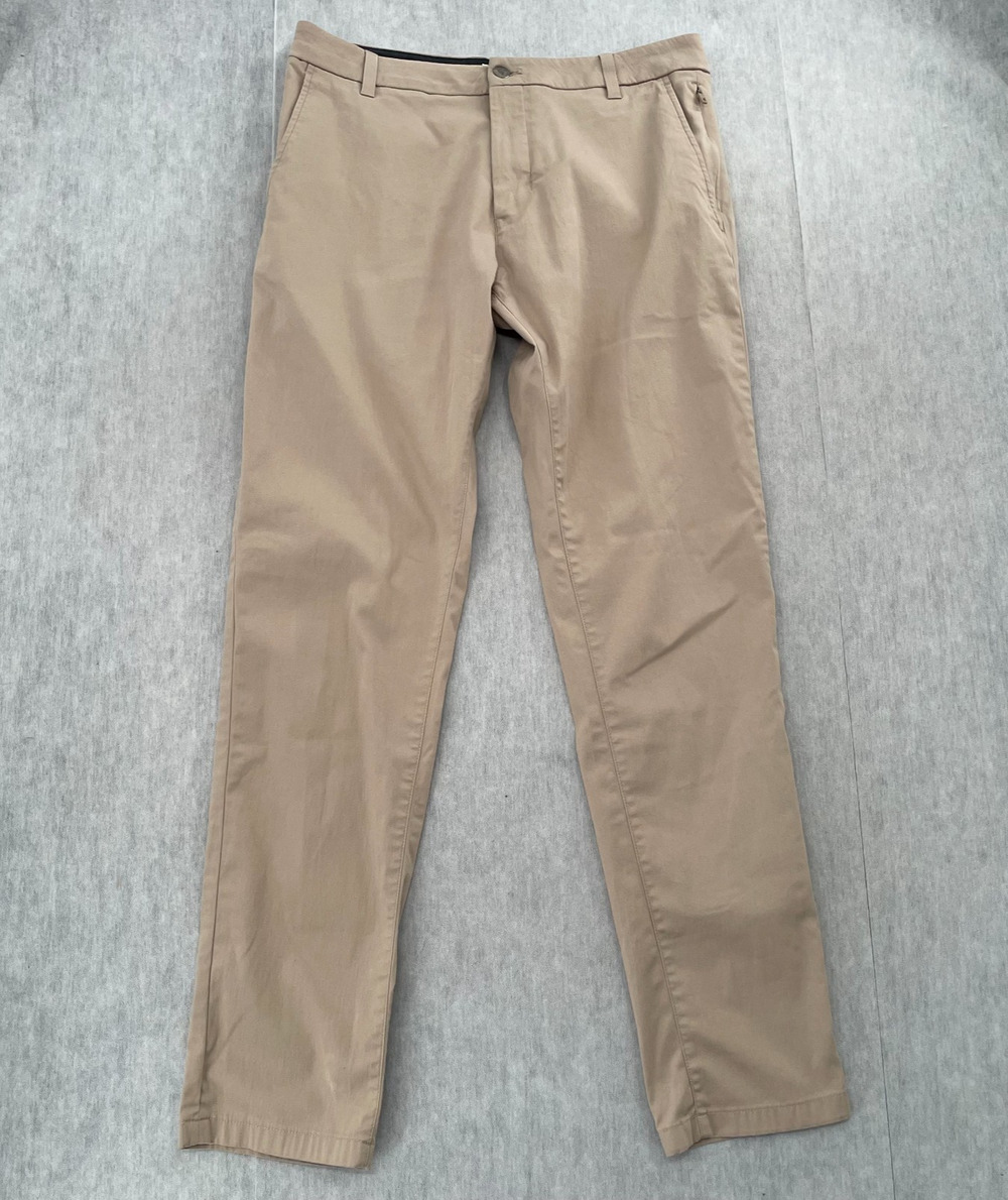 Birddogs Pants Adult 32 Brown Khakis Performance Casual Lightweight Stretch Mens
